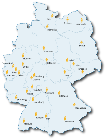 Zahnmedizinuniversitäten in Deutschland